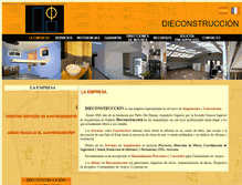 Tablet Screenshot of dieconstruccion.com